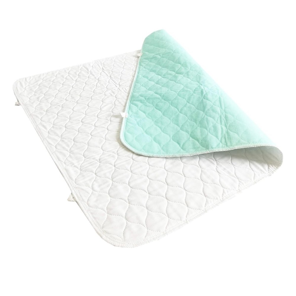 Quilted Cotton Top Underpad 34″x52″ Reusable Incontinence Bed Pads 2 Pack