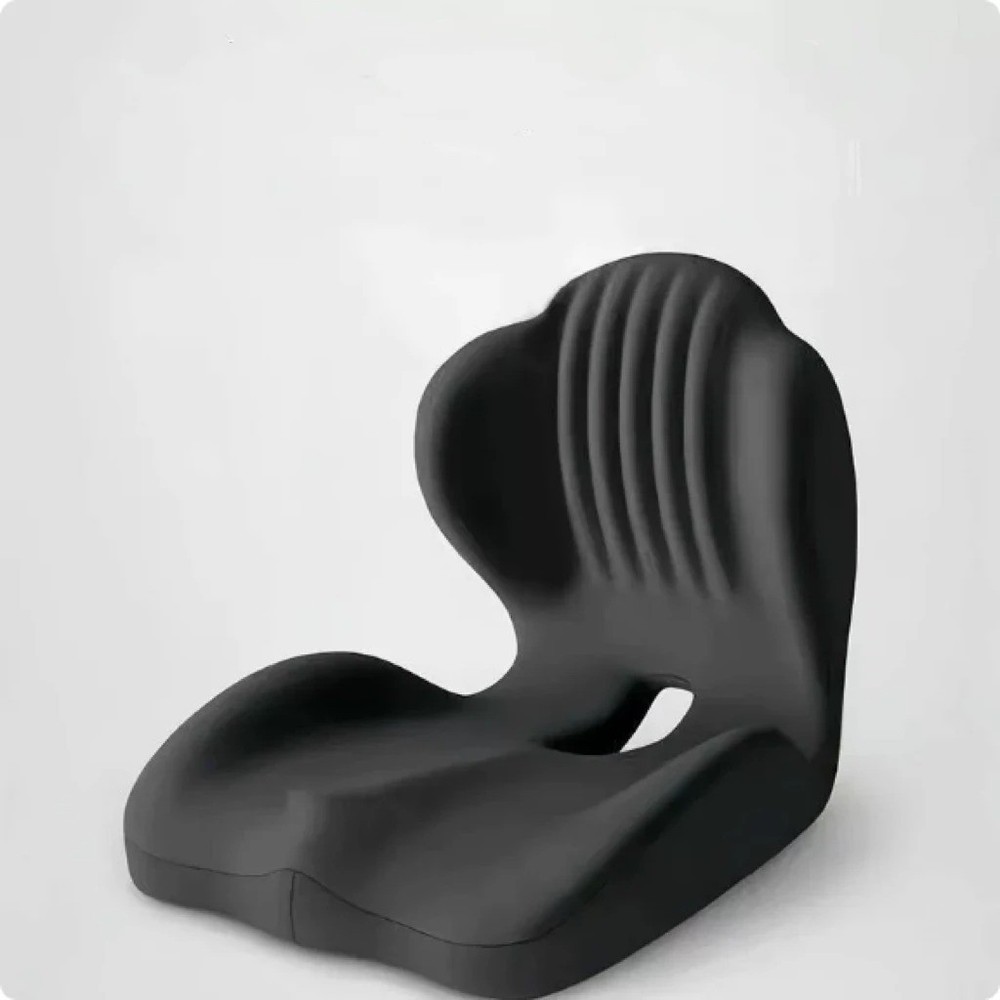 Memory Foam Seat Cushion with Back Support, Orthopedic Tailbone Pain Relief Cush