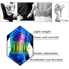 Adjustable Lumbar Support Lower Waist Back Belt Brace Pain Relief For Men Women