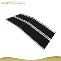 10ft Aluminum Multi-Folding Wheelchair Ramp Scooter Mobility Portable Ramp