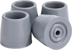 4PCS Walker Tips 1 1/8 “ Heavy Duty Replacement Rubber Tips for Walkers, Commod