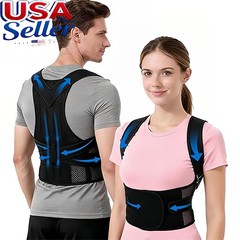 Back & Shoulder Posture Support Belt –Adjustable Corrector Brace for Men & Women