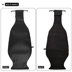 Vehicle Chair Lumbar Support Pillow PU Leather Car Cushion Lower Back Pain Seats
