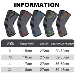 Sable Upgraded Knee Brace 2 Pack Compression Sleeves Support for Women & Men