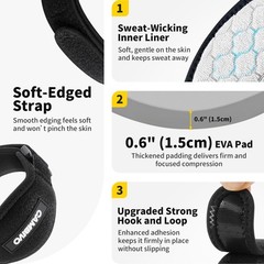 2 Pack Tennis Elbow Brace with Counterforce Compression Elbow Strap for Tenn…