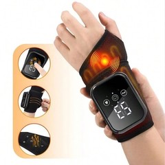 Warm Comfort Wrist Brace Heating Vibration Hand Support Pain Relief Wrap