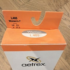 Aetrex Compete L405 Orthotic Insoles Full Length Anti-Microbial Women’s 7