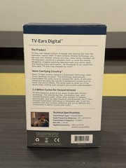 TV Ears Digital Wireless TV Listening System Headset 11741 Open Box NEW