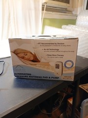 Vaunn Medical Alternating Pressure Mattress Pad & Pump Twin 36”x78”x3” Cloud Air