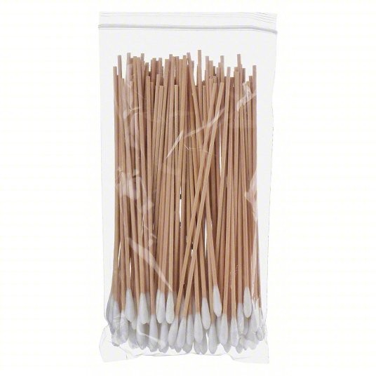 Cotton Tip Applicator Non-Sterile, 6″ Wood, Single, 100 PK Case of 250pks