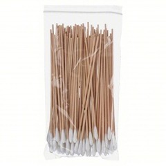 Cotton Tip Applicator Non-Sterile, 6″ Wood, Single, 100 PK Case of 250pks