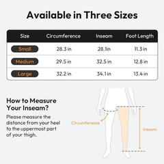 QUINEAR Air Compression Leg Recovery System Rechargeable Cordless Device, Large