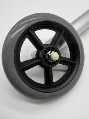 Medline 5″ Walker Wheels Accessories With Replacement Glide Caps 8 Levels NIB