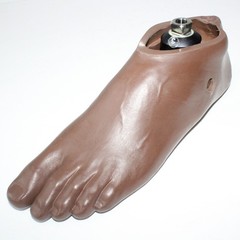BLATCHFORD ENDOLITE Prosthetic LEFT SACH Foot w/ Adapter 04168AL ~ Sz 27 Cat 3