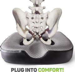 Socket Seat Cushion for Sit Bone and Back Pressure Relief, Butt, Tailbone, Hip,