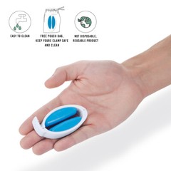 Wiesner Incontinence Clamp Penile Clamp Regular (FREE Pouch Bag)