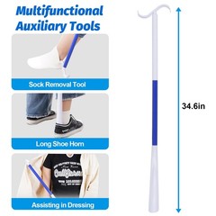 6 in 1 Hip Kit, Suitable for Elderly or Knee Back Surgery Patients, Blue