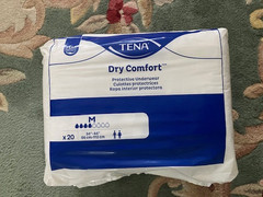 Tena Dry Comfort Protective Underwear Size MEDIUM 34”-44”, pack of 20