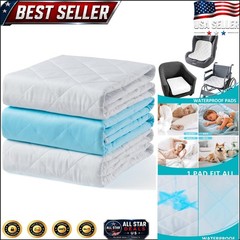 Reusable Waterproof Bed Pads 18×24 for Cribs & Chairs – Soft, Absorbent Comfort