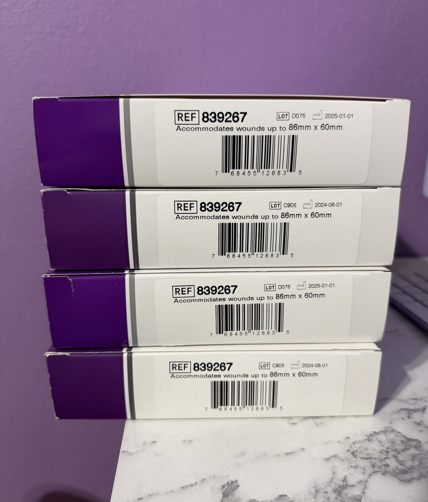 4 Full Boxes 40 BAGS Eakin Convatec 839267 Ostomy Wound Fistula Pouch 3.4″x2.5″