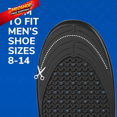 Dr. Scholl’s Work All-Day Superior Comfort Insoles 1 Pair (Pack of 2), Black