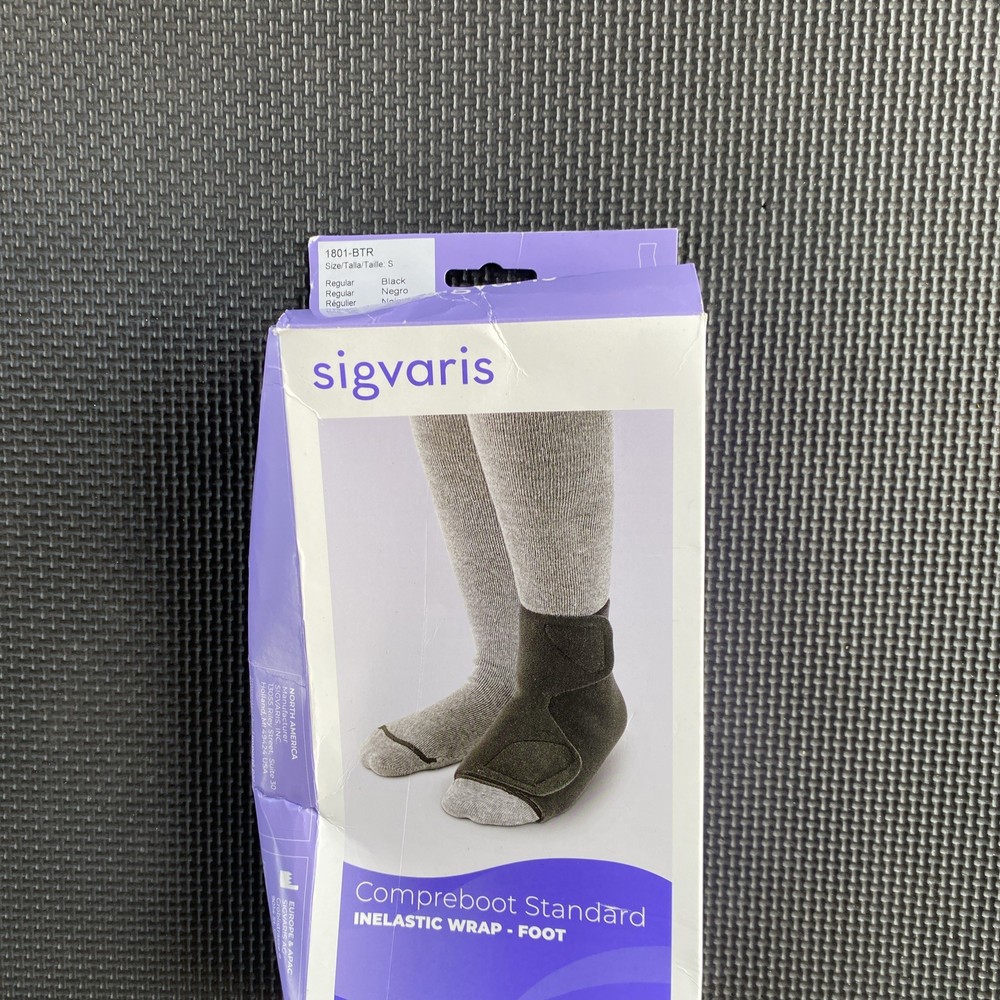 Sigvaris Compreboot Inelastic 30-40mmHg Black Med/Large