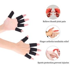 20 × Finger Splint Trigger Finger Brace Sleeves Pain Relief Sport Injury Support