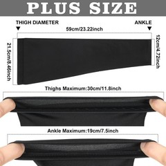 8 Pcs Knee Brace Undersleeve Knee Sleeve for Under Brace Closed Patella Compr…