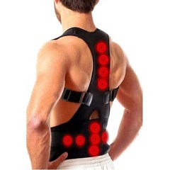 Posture Corrector Support Magnetic Back Shoulder Brace Belt Band For Men Women M