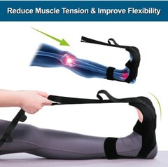 Foot and Calf Stretcher Strap For Plantar Fasciitis, Yoga, and Fitness