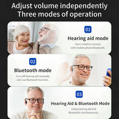 Noise-canceling bone conduction hearing aids with independent pickup box