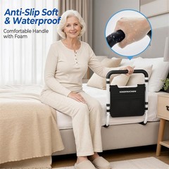 Bed Rails for Elderly Adults Adjustable Non-Slip Handle 380 LBS Load BM03-1