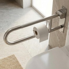 26-Inch Foldable Toilet Grab Bar – 90° Flip-Up Design, Premium 304 Stainless