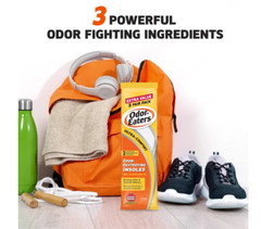Odor Eaters Ultra Comfort Foot Odor Insoles, 3 Pairs Free Shipping
