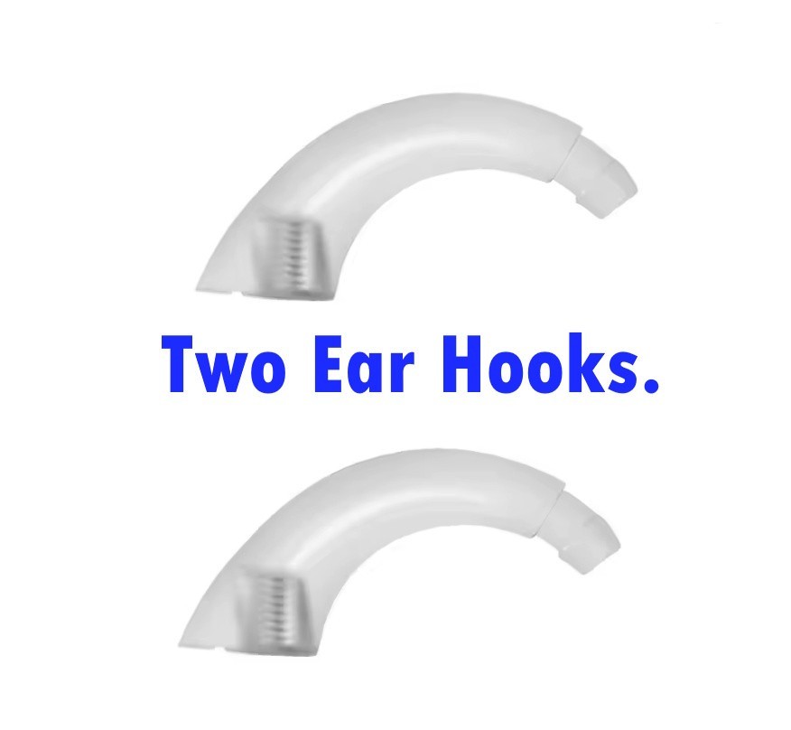 Two Replacement Ear Hook Signia Run/Fun/Intuis/Prompt/Motion Hearing Aids