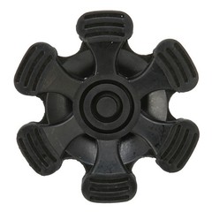 Cane Tip with 6 Support Rubber Foot for Walking Canes 3/4 Inch Shaft Self Stand-