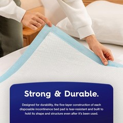 50x PULP 36×36 Incontinence Bed Pads – XL, Ultra Absorbent, Leak-Proof