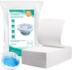 Eco-friendly SAP Polymer Pads – Reduce Odors and Splashes – 40/90 Pack