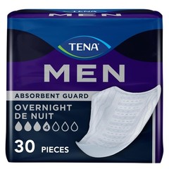 Incontinence Pads for Men, Overnight Guards, 30 Count, Absorbent Protection