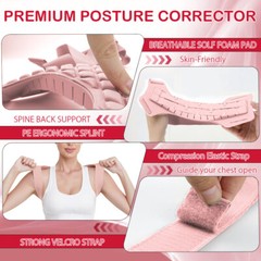 Back Brace Posture Corrector Women Men Shoulder Straightener Support CFR