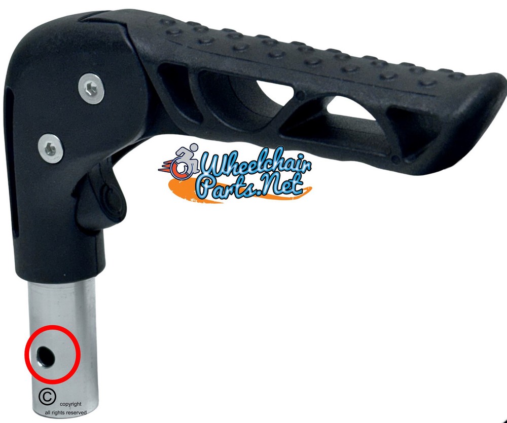 Universal Foldable Push Handle. Fits on 19mm Tubes With 6mm Hole