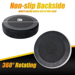 360 Degree Memory Foam Rotating Seat Cushion,Swivel Seat Cushion for Car, 3IN…
