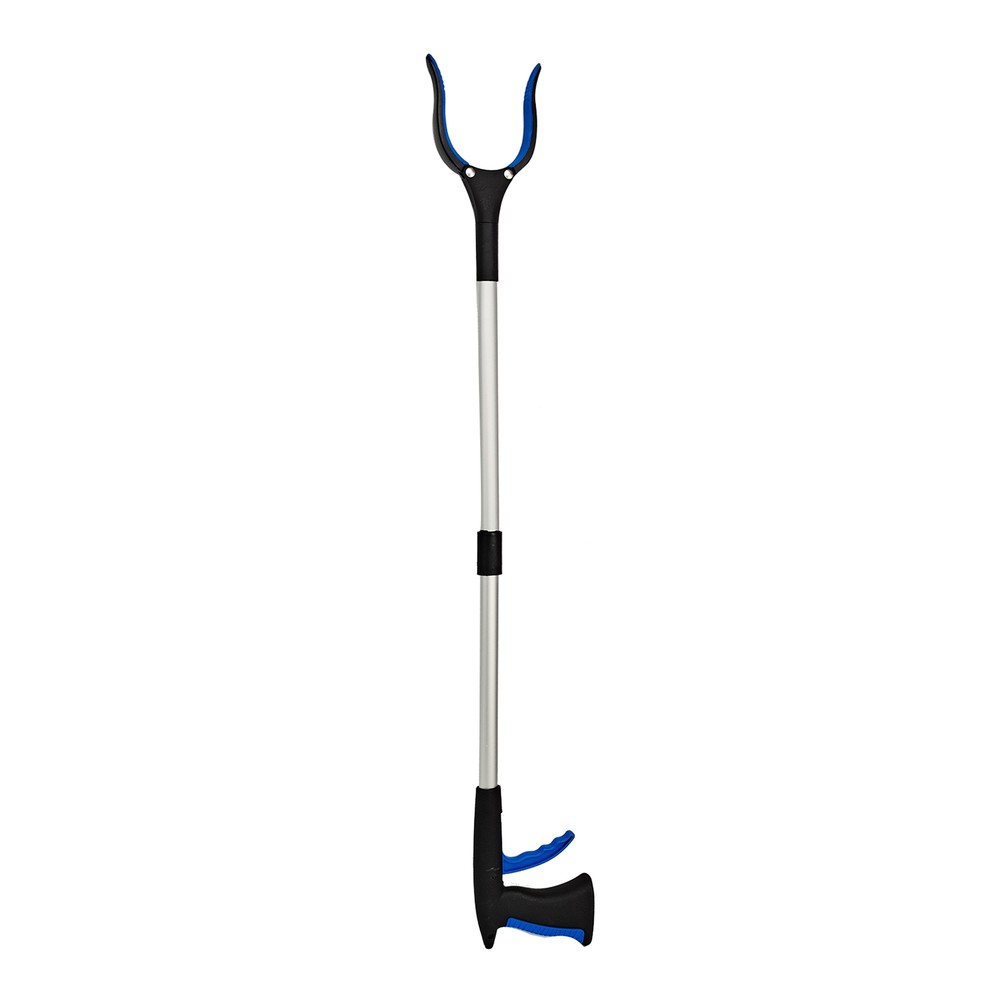 32Inch Foldable Pickup Tool Reaching Aid Rotatable Rubber Gripper E0W4