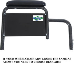 Padded Armrest For Wheelchairs Vinyl Pair, Universal Arm Pads Replacement 10″ DE