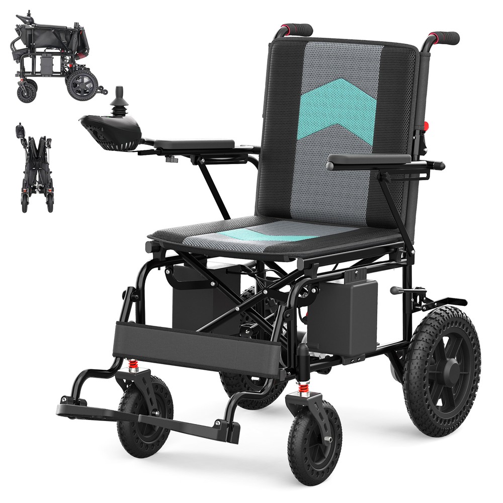 Used Foldable Intelligent Electric 500W Power Mobility Wheelchairs All Terrain