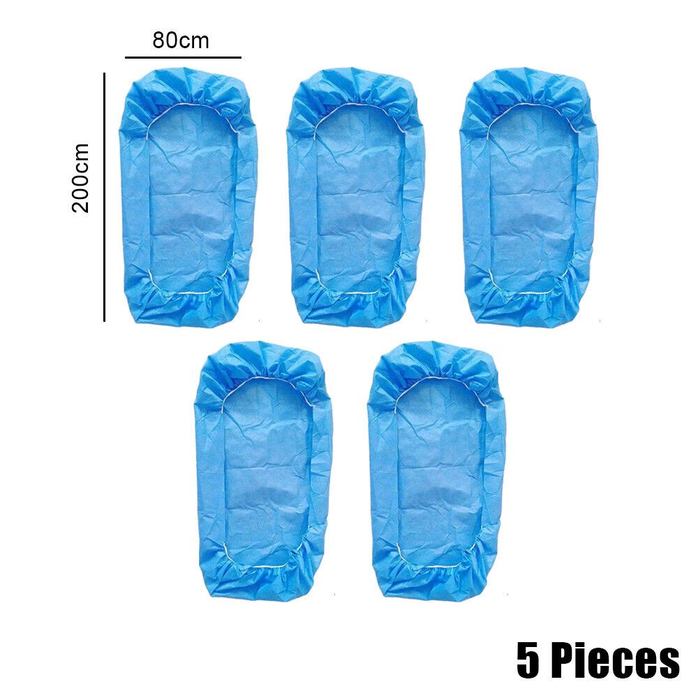 5pcs Disposable Medical Bed Cover Non-woven Sterile Two-end Elastic Sheet