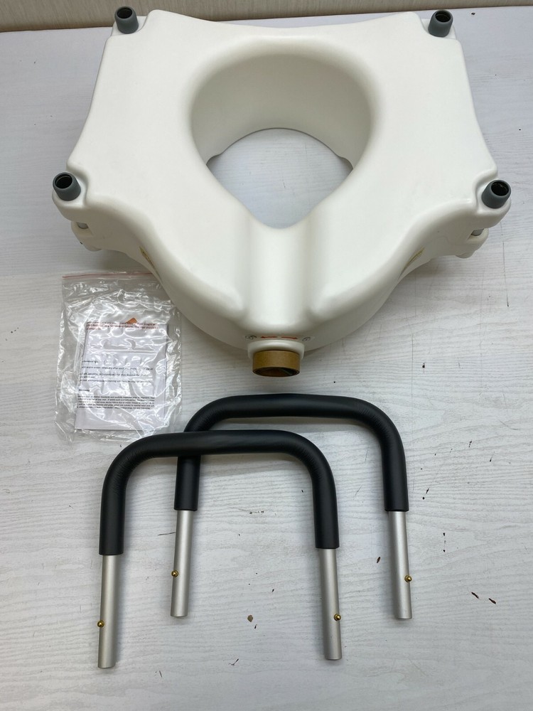 Vaunn Medical M705-2 Medical Elevated Raised Toilet Seat/Commode Booster AM6