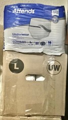 Attends APV30 Care Unisex Adult Absorbent Underwear Large 44″-58″ Case of 72