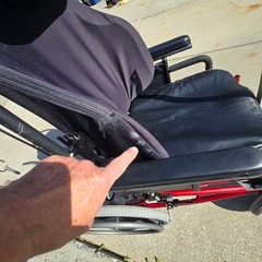 Quickie Tilt In Space 19.5×19 Wheelchair Invacare Back Acta Embrace Cushion