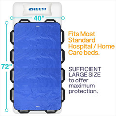 72″ x 40″ Reusable Bed Pad with Handles – Durable Transfer Sheet for Caregiving
